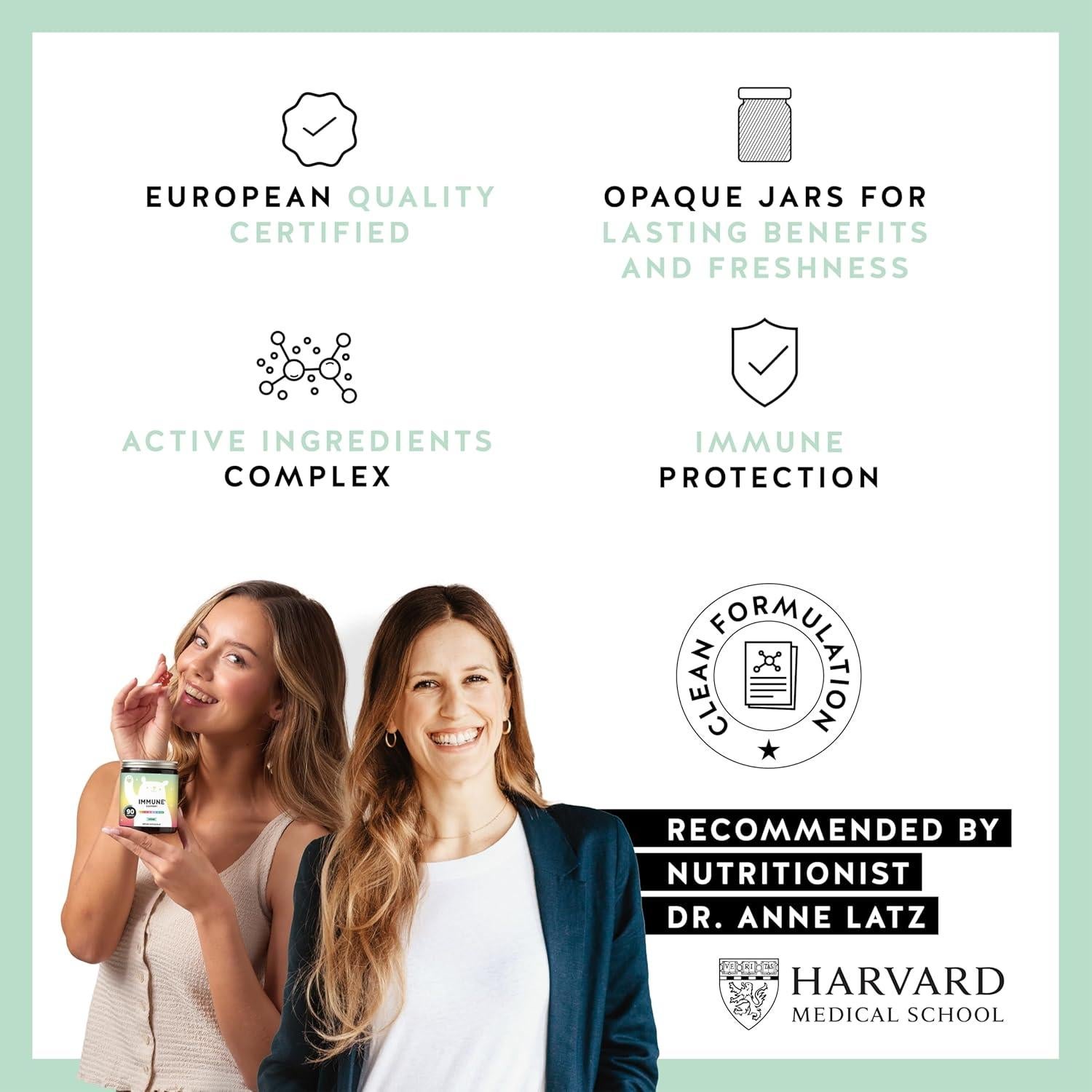 Gomitas Veganas de Soporte Inmunológico Bears with Benefits - 30 Unidades