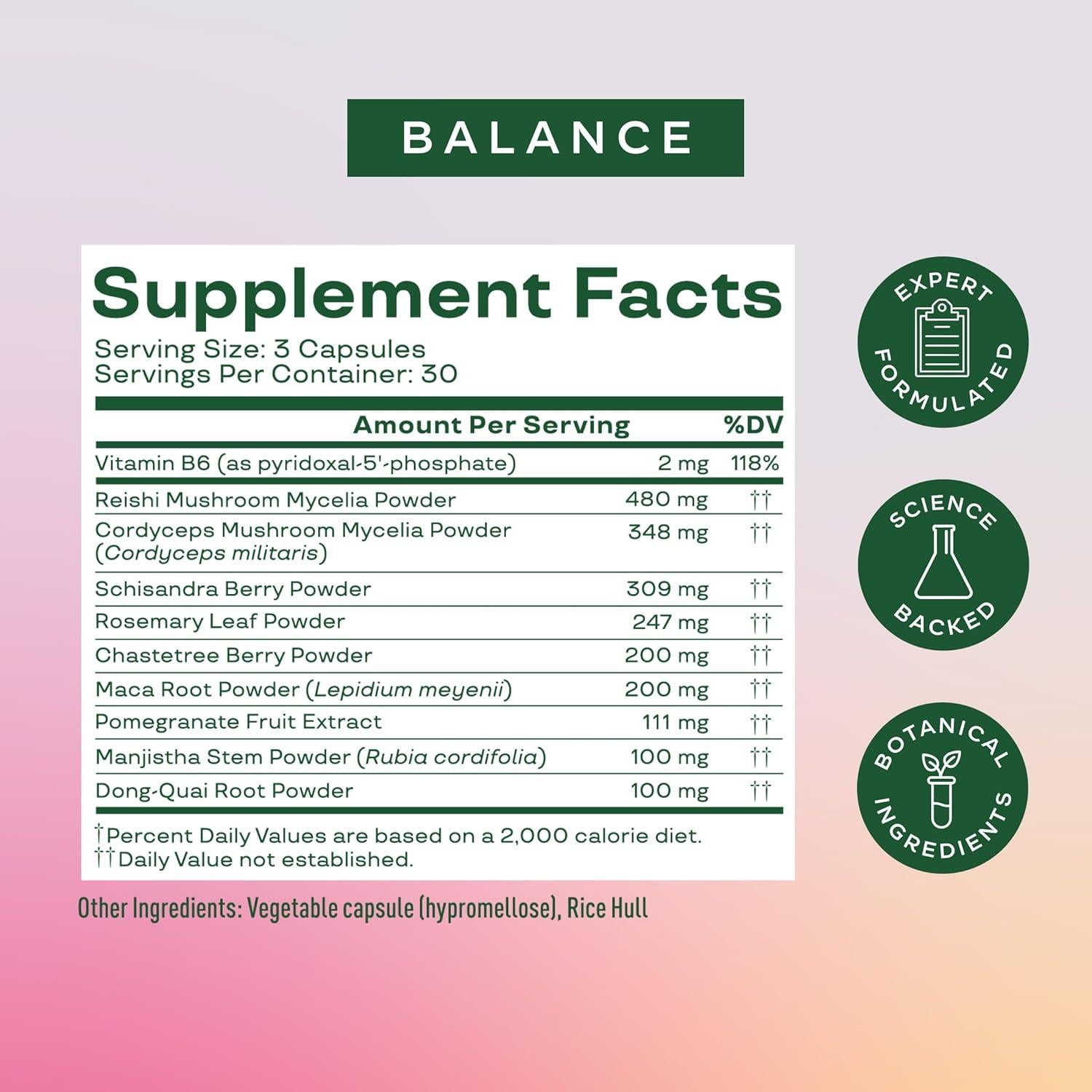 Suplemento Hormonal Bloom Nutrition - Salud Menstrual 30 Cápsulas