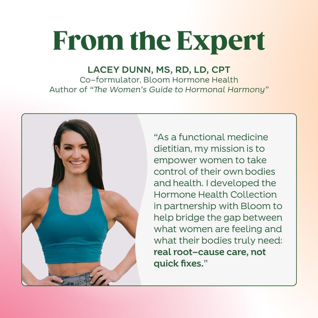 Suplemento Hormonal Bloom Nutrition - Salud Menstrual 30 Cápsulas