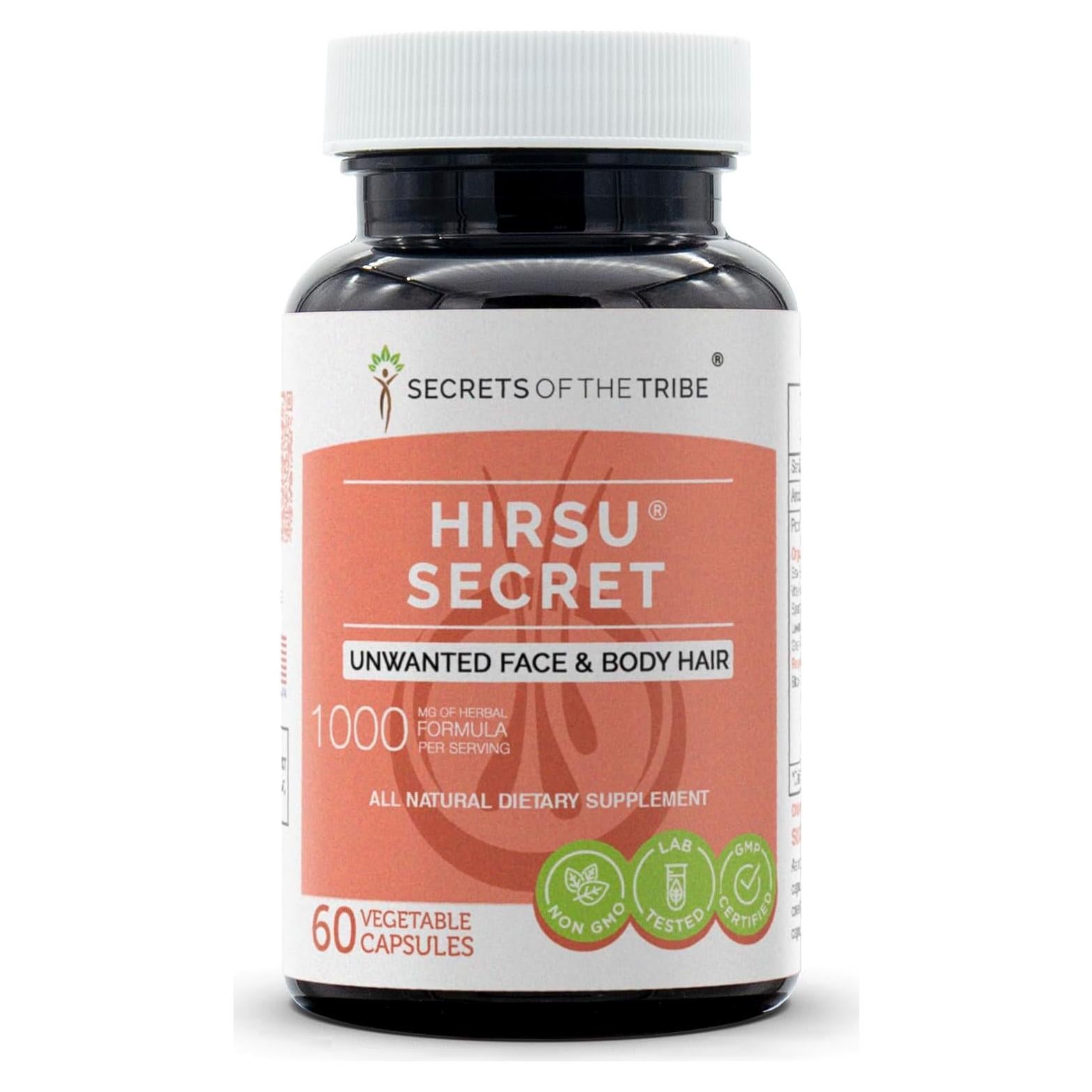 Cápsulas Hirsu Secreto 60 Unidades 1000 mg Naturales