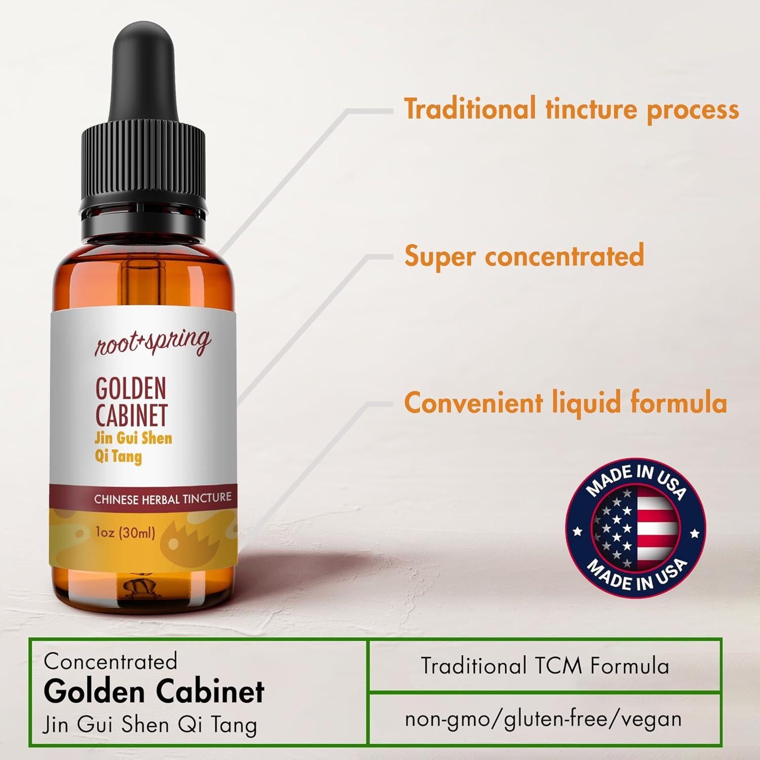 Gabinete Dorado Jin GUI Shen Qi Tang 30 ml - Suplemento Herbal