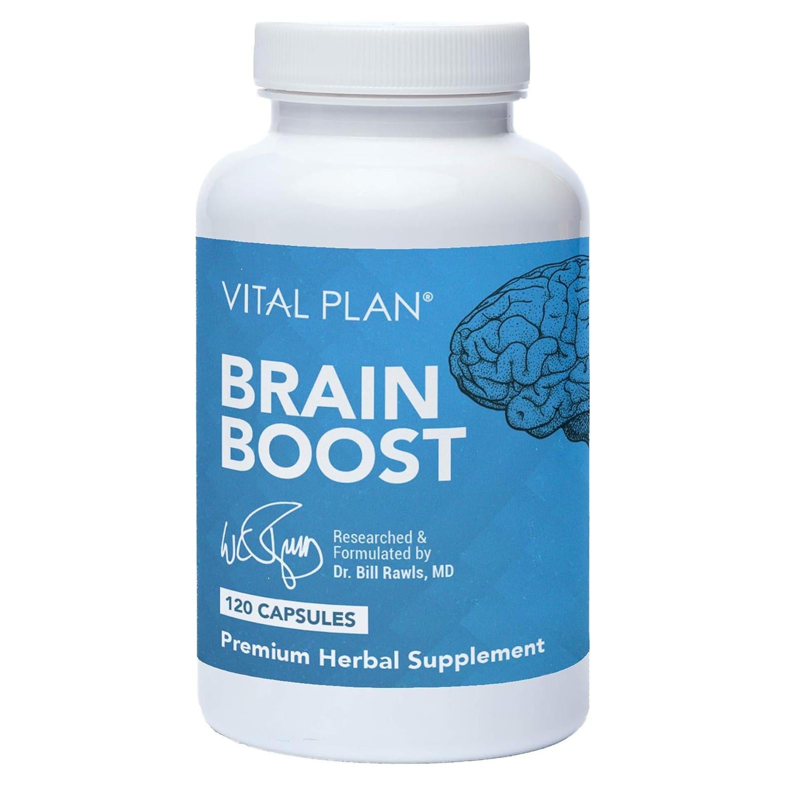 Suplemento Cerebral Vital Plan Dr. Bill Rawls 60 Cápsulas