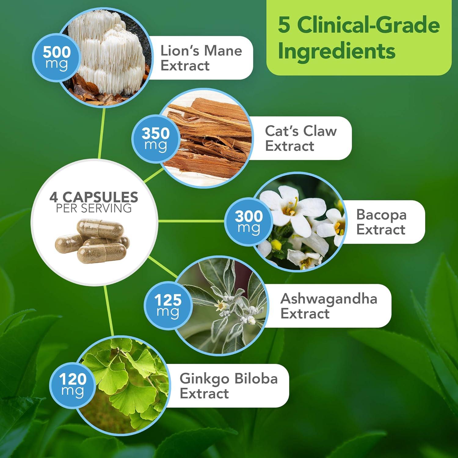 Suplemento Cerebral Vital Plan Dr. Bill Rawls 60 Cápsulas