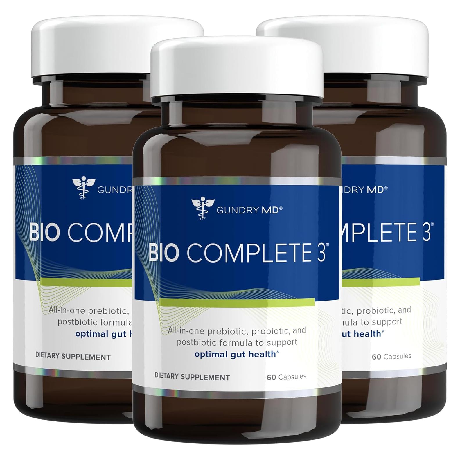Gundry MD Bio Complete 3 - Probioticos y Prebioticos 90 Días