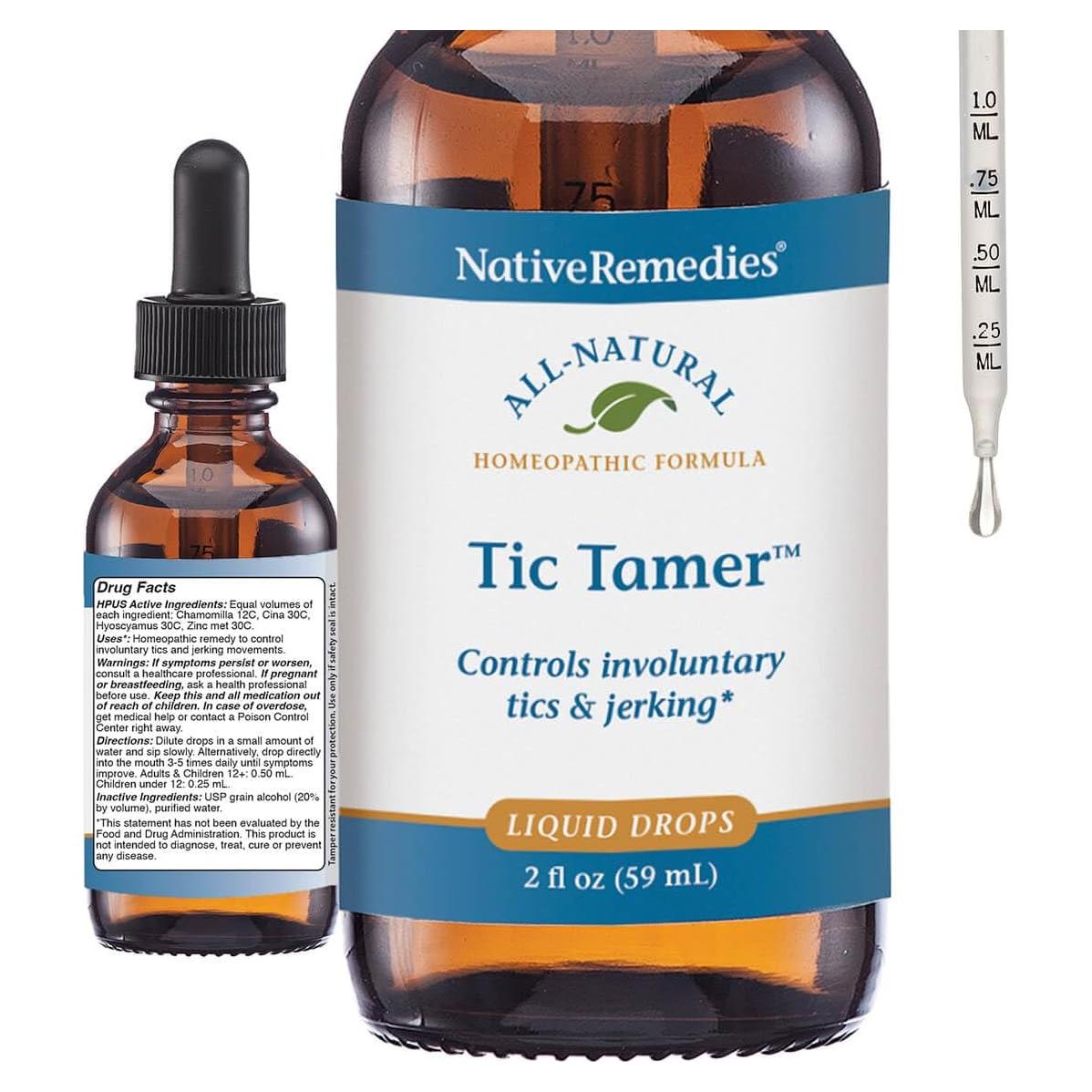 Remedios Nativos Tic Tamer 60 ml - Alivio Natural de Tics