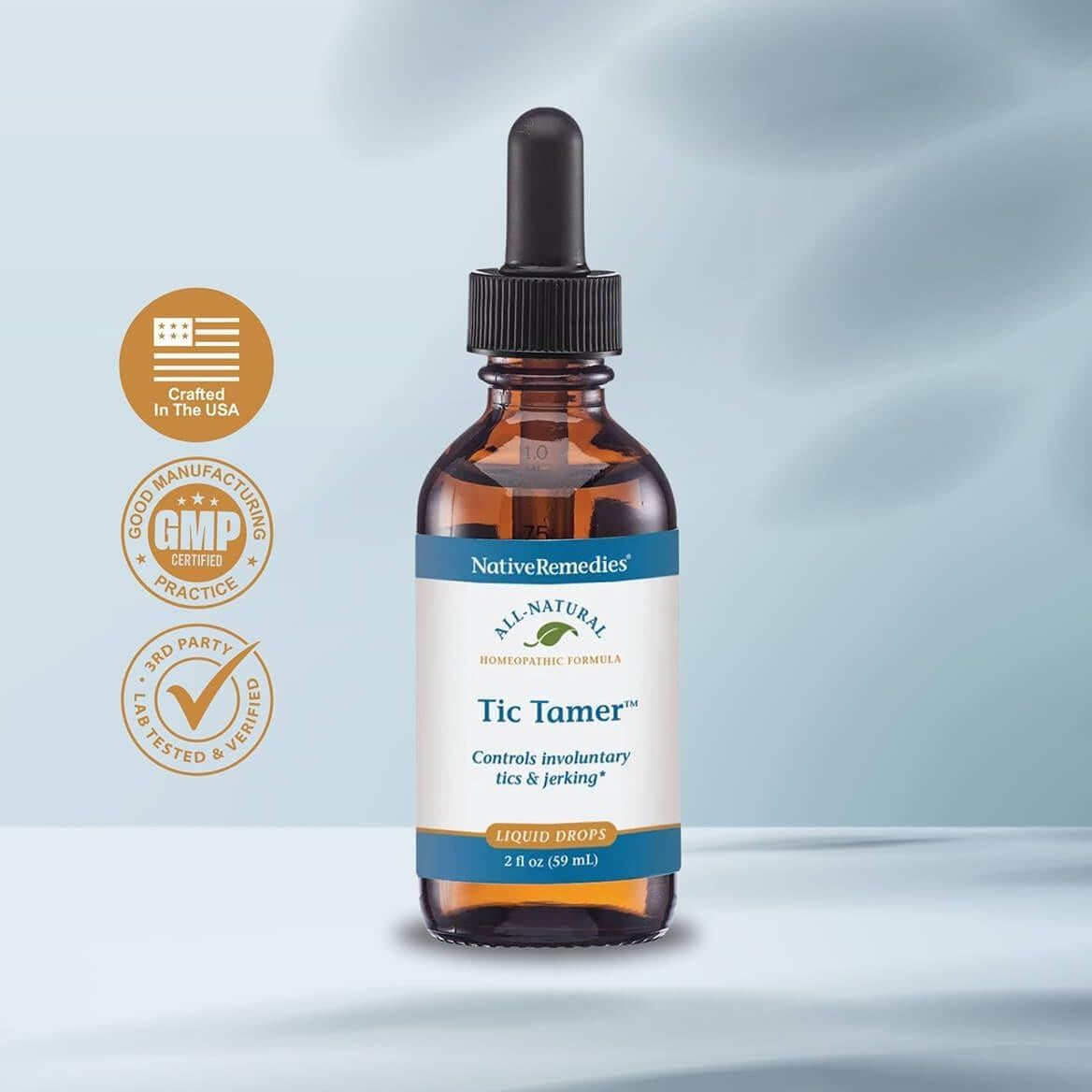 Remedios Nativos Tic Tamer 60 ml - Alivio Natural de Tics