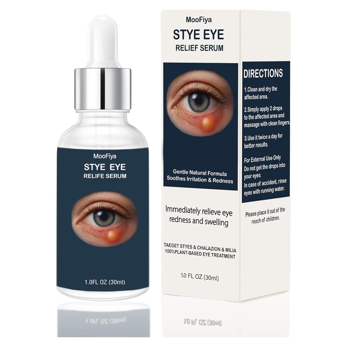 Suero Alivio Ocular MooFiya 30ml para Orzuelos y Chalaziones