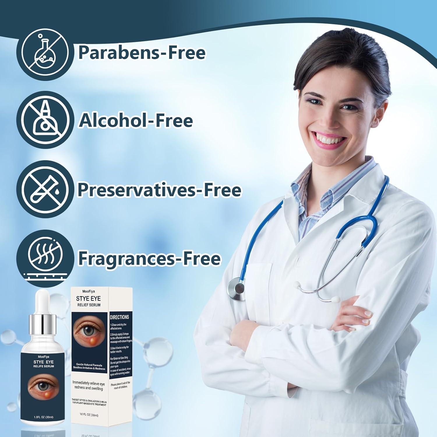 Suero Alivio Ocular MooFiya 30ml para Orzuelos y Chalaziones