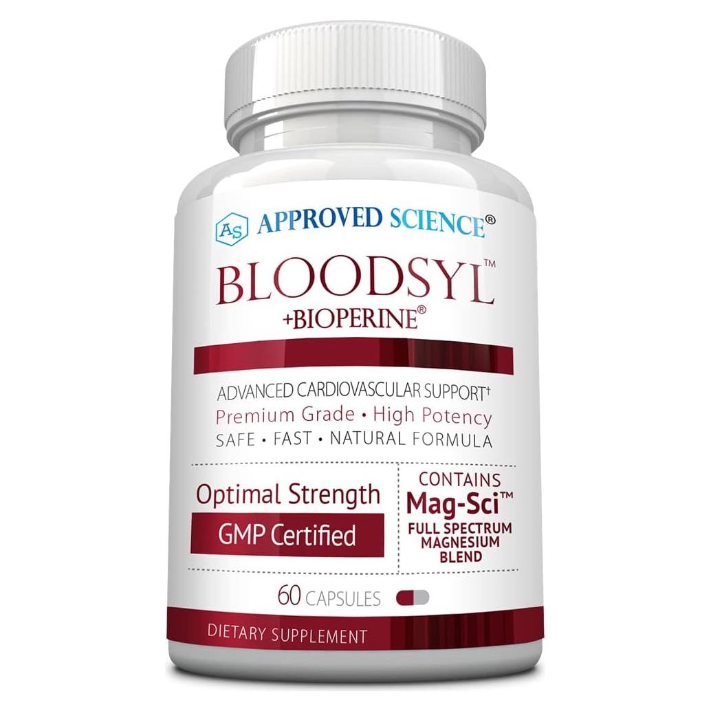 Suplemento Bloodsyl Approved Science - 60 Cápsulas Veganas