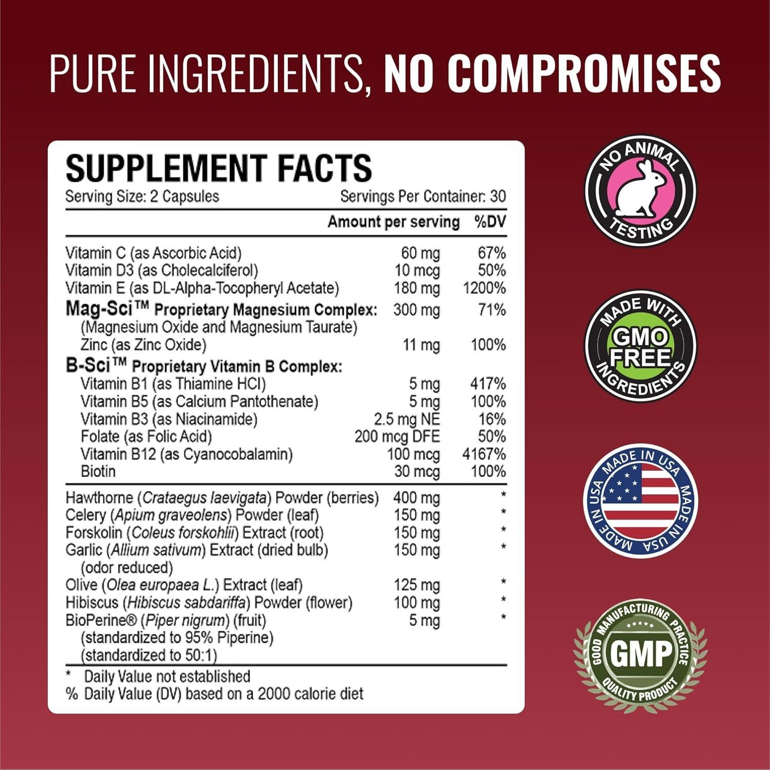 Suplemento Bloodsyl Approved Science - 60 Cápsulas Veganas