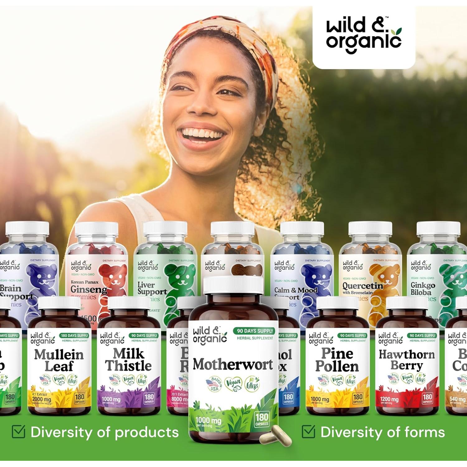 Cápsulas Madre Selva Silvestre 1000 mg - 180 Veganas