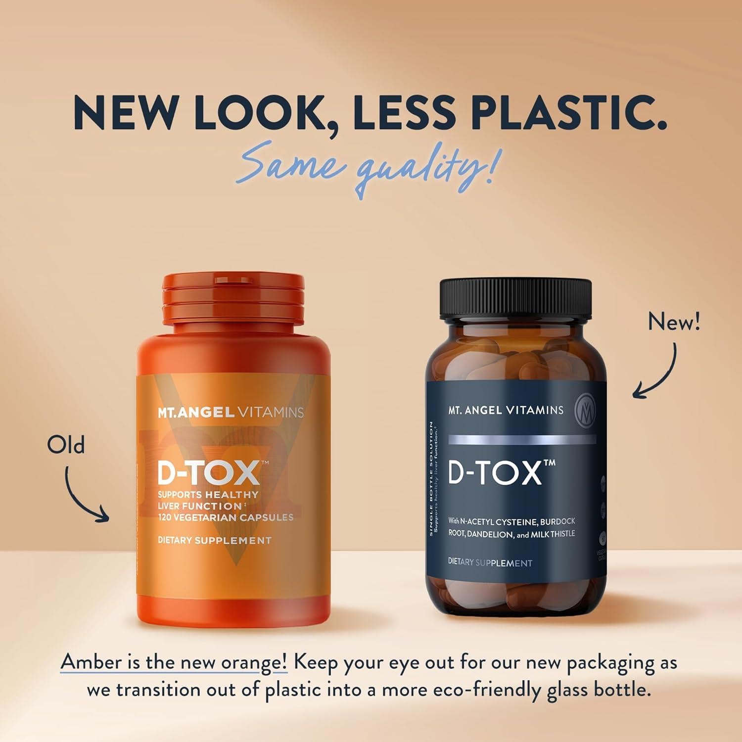 Suplemento D-Tox Mt. Angel - 60 Cápsulas para Hígado Graso