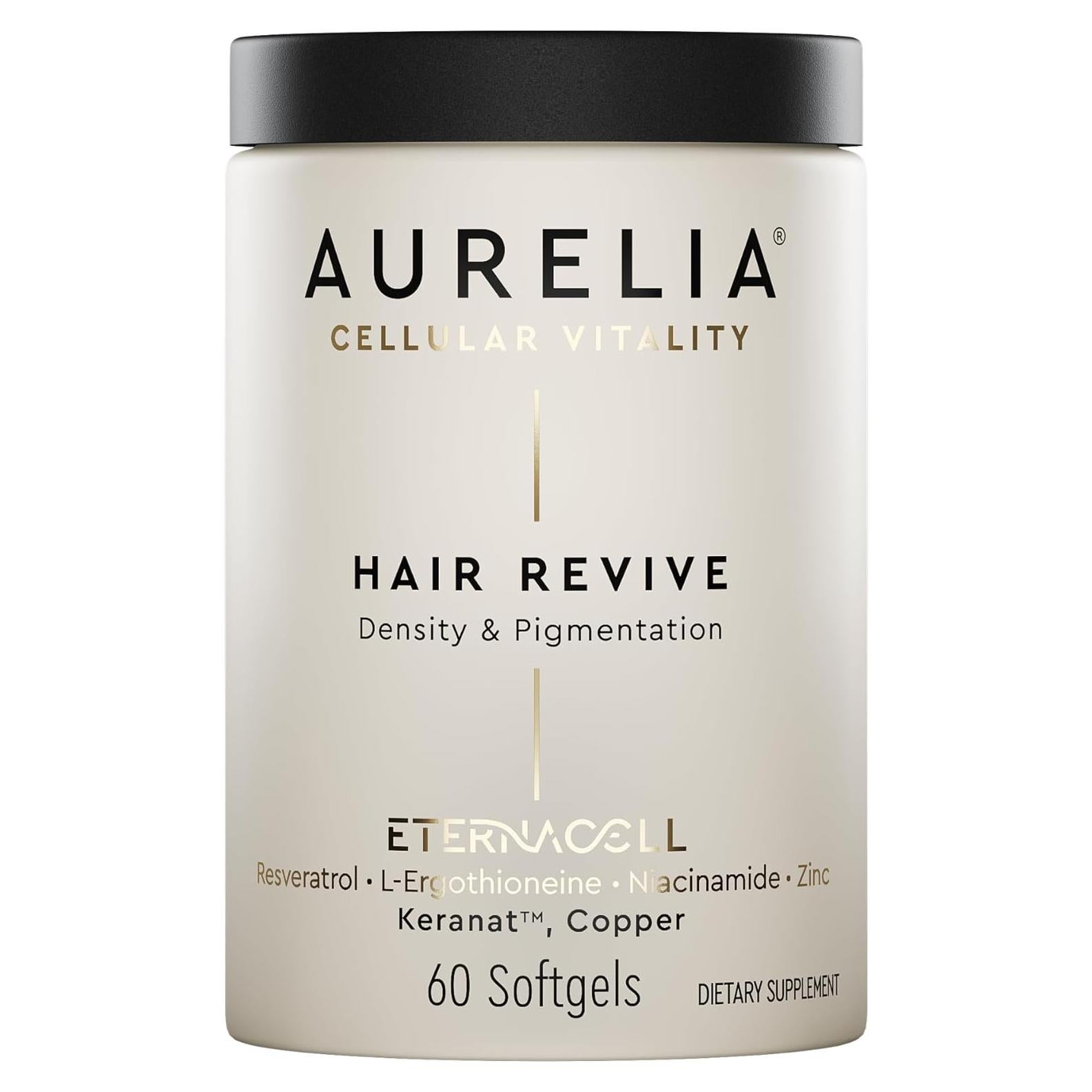 Suplemento Antienvejecimiento Aurelia Revive Cabello 81g