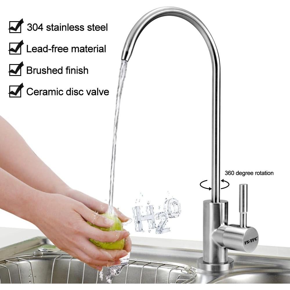 Sistema de Filtración de Agua FS-TFC 5 Etapas 18 L/h Bajo Fregadero