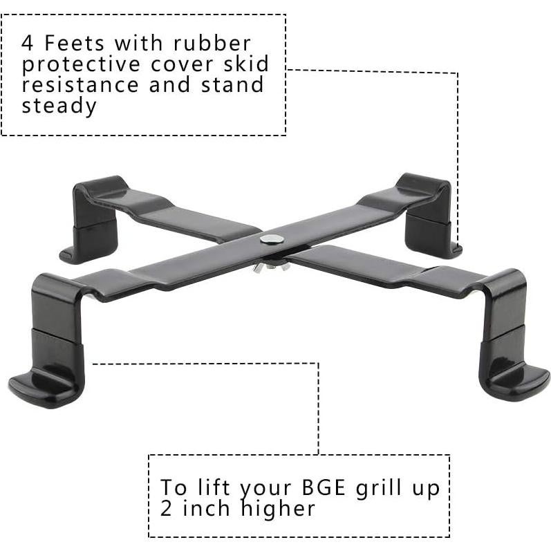 Soporte para Parrilla Big Green Egg Grande - Acero Pesado