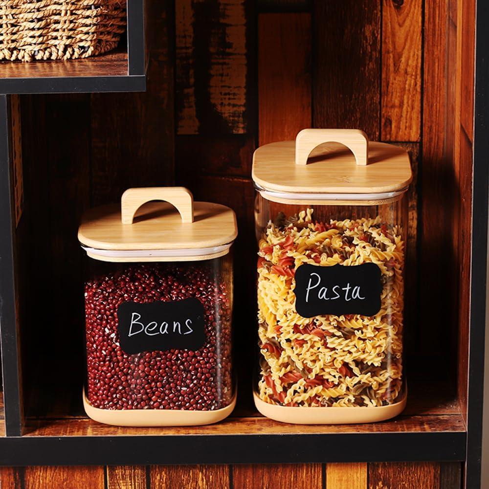 Tarros de vidrio herméticos Tzerotone 3000 ml - Juego de 2