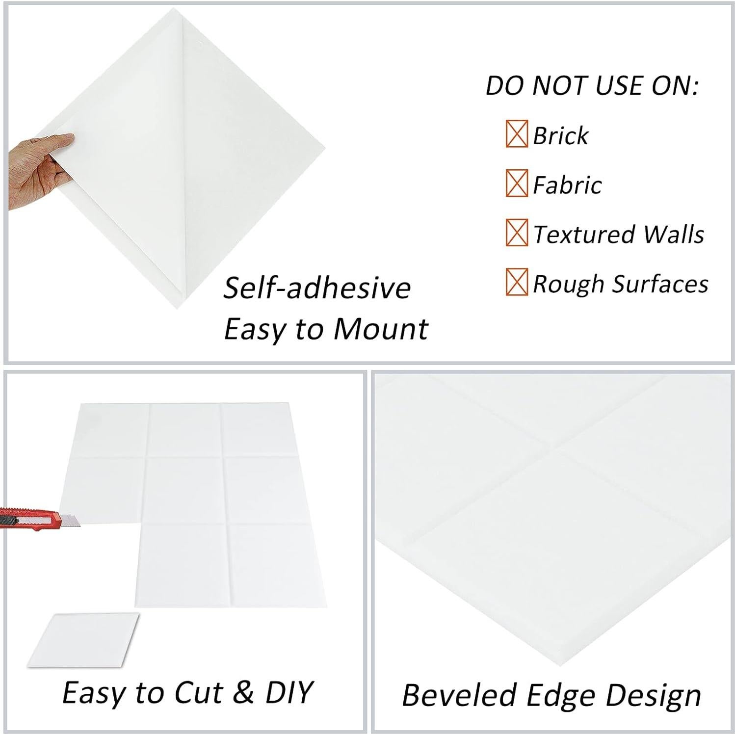 Paneles Acústicos BXI Autoadhesivos 16 Piezas 30.48cm
