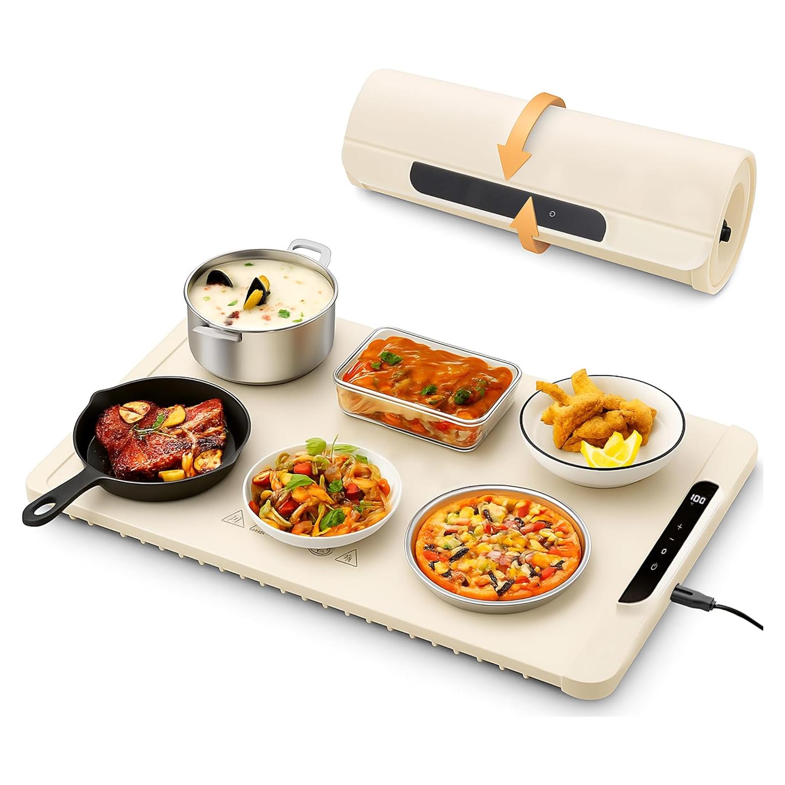 Bandeja Calentadora Eléctrica JewelCare 64.8x38.1 cm Beige