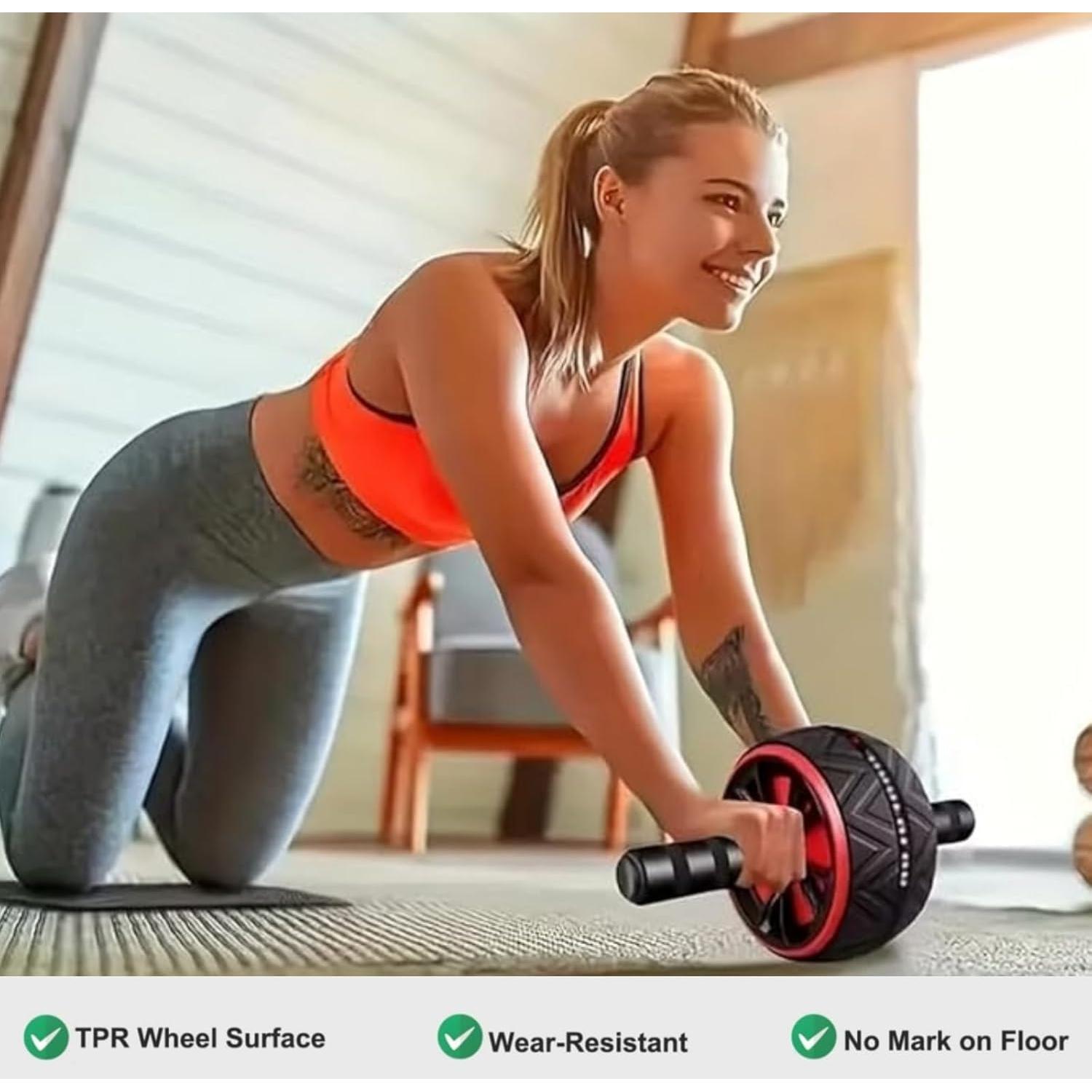 Rueda Abdominal Boinesnaw con Almohadilla para Rodillas 200kg