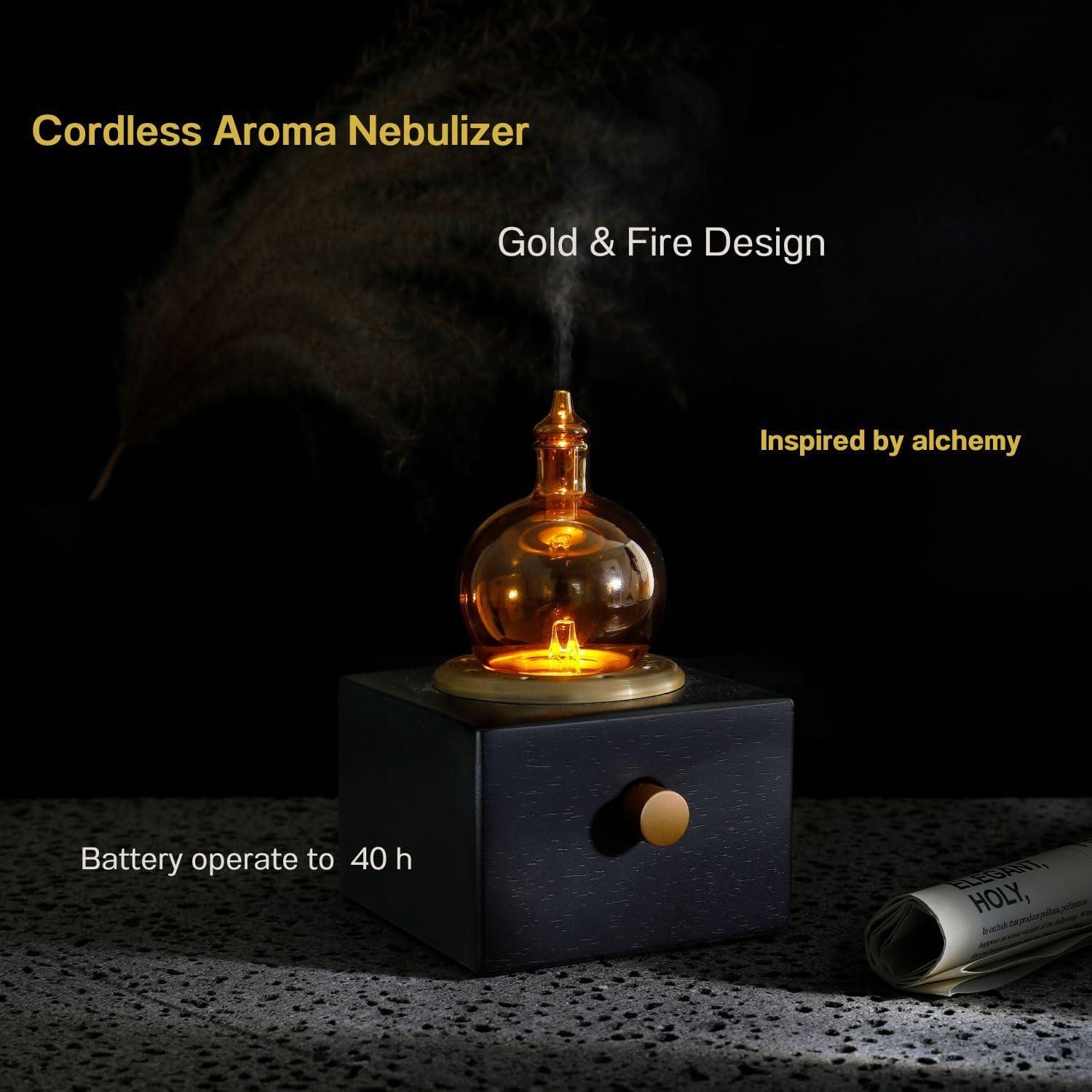 Nebulizador de Aroma USMLMOOT - Difusor Sin Agua Recargable