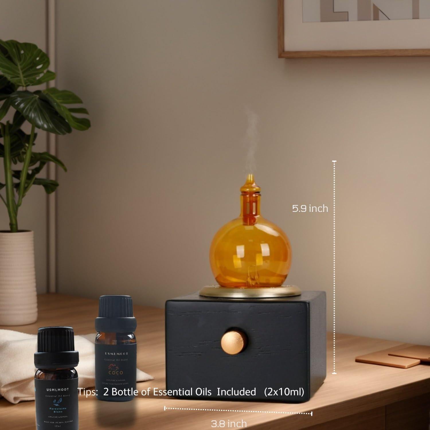 Nebulizador de Aroma USMLMOOT - Difusor Sin Agua Recargable