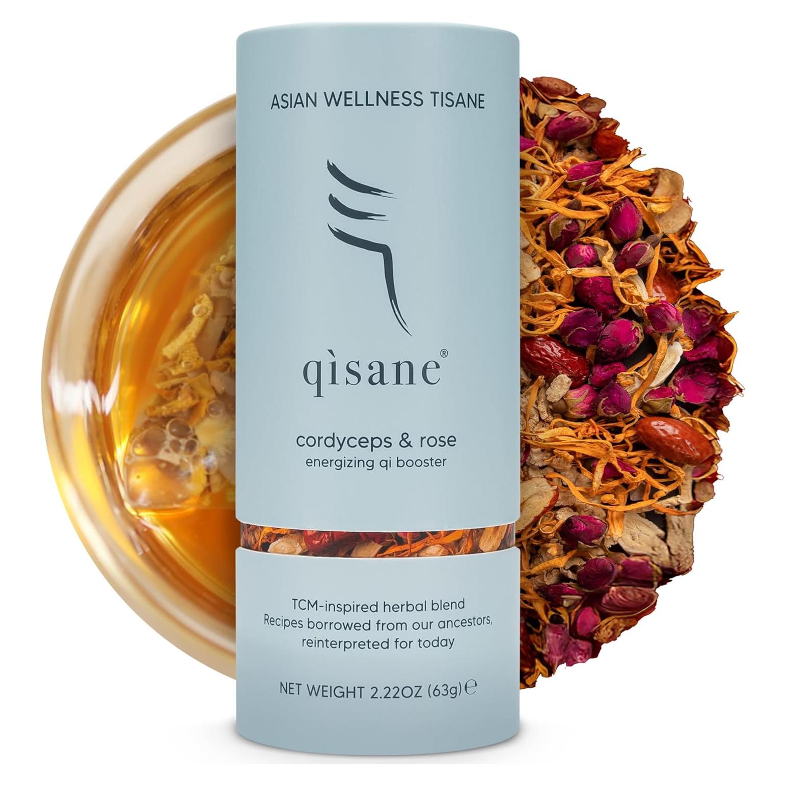 Té de Cordyceps y Rosa Qisane - 10 Sachets (30 Tazas)