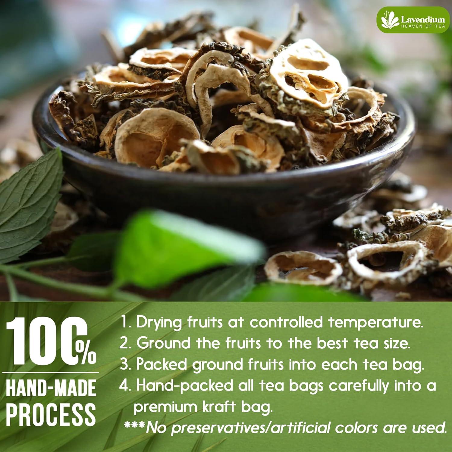 Té de Fruta de Melón Amargo Lavendium 120 Bolsitas 100% Natural