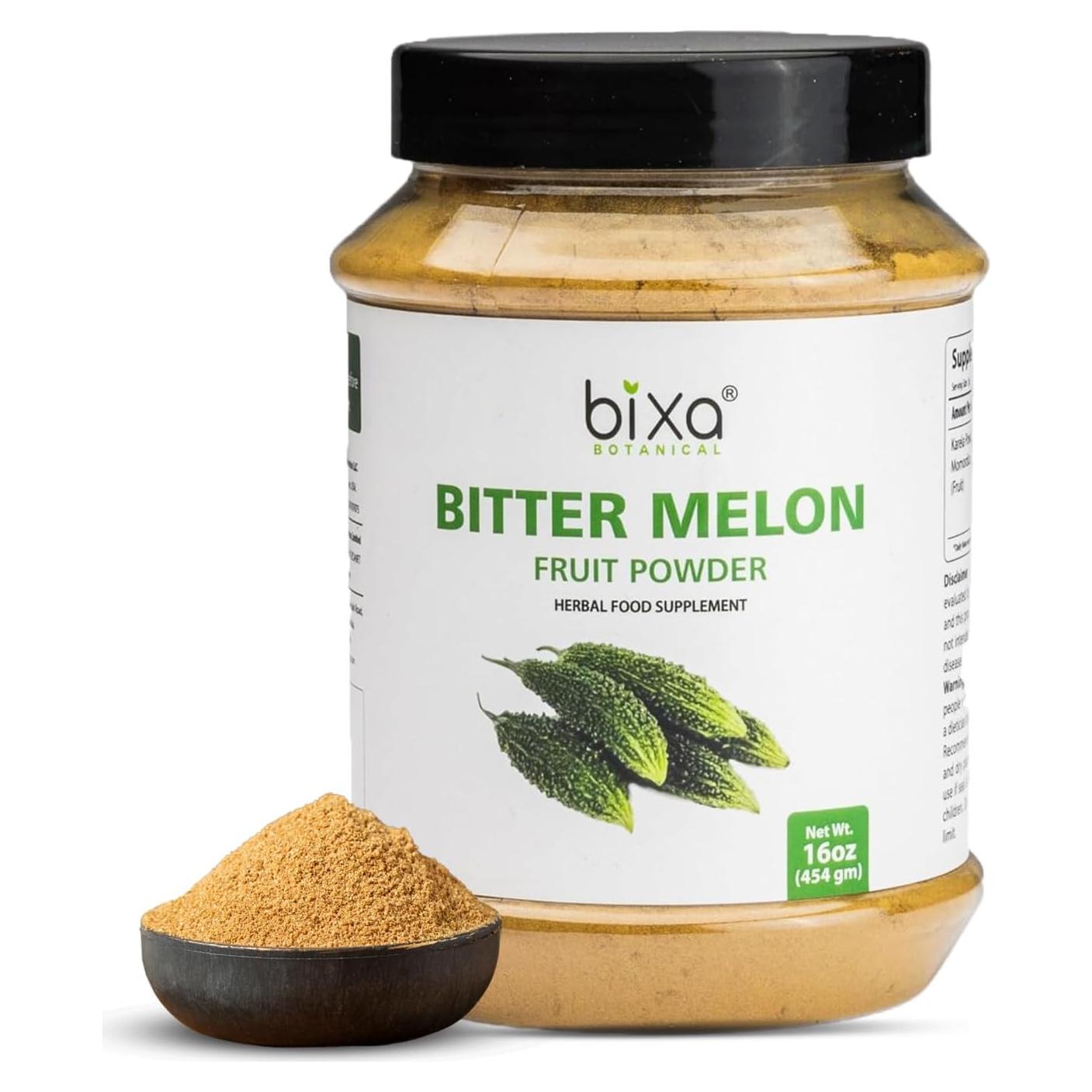 Bixa Polvo Amargo de Melón 454g | Suplemento Herbal Ayurvédico
