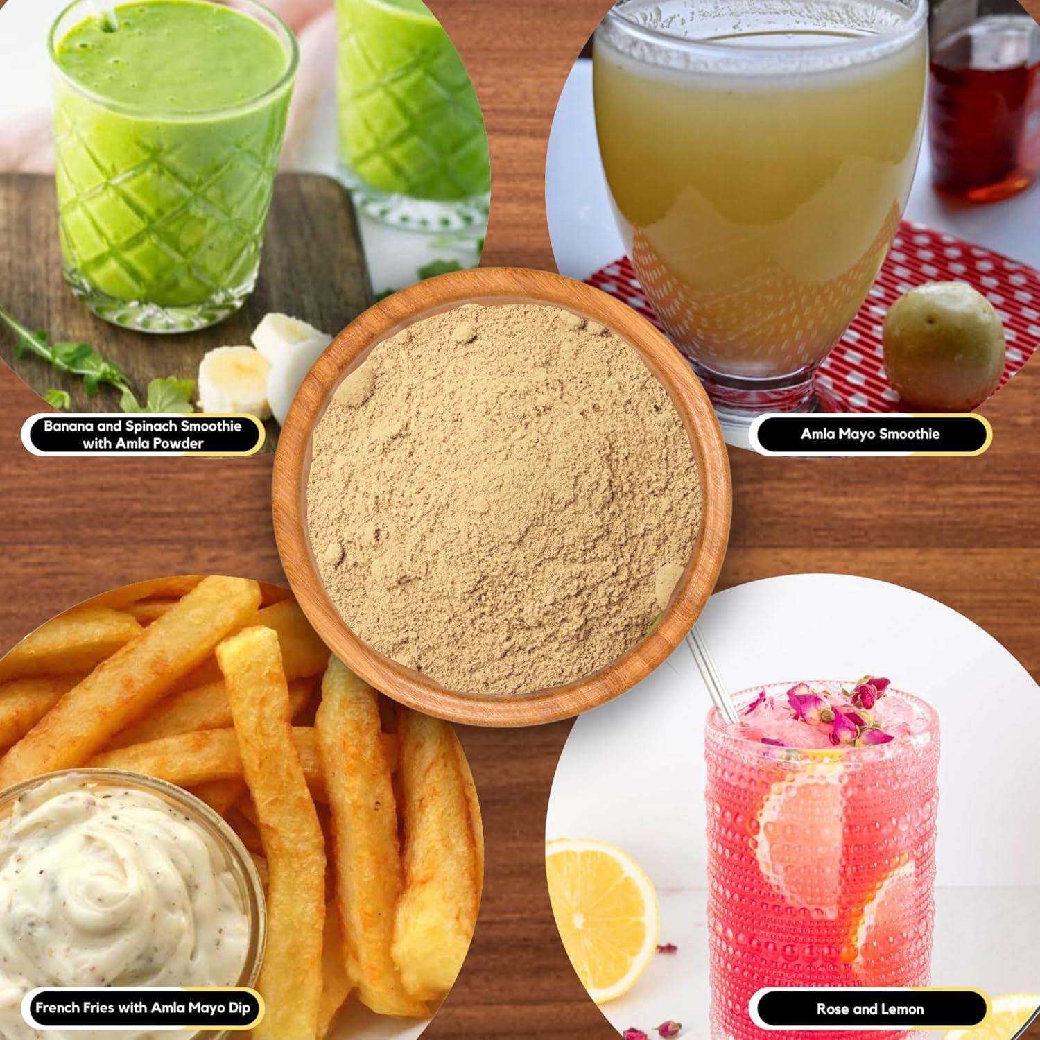 Polvo de Amla Orgánico Zing 227g - Grosella India Natural