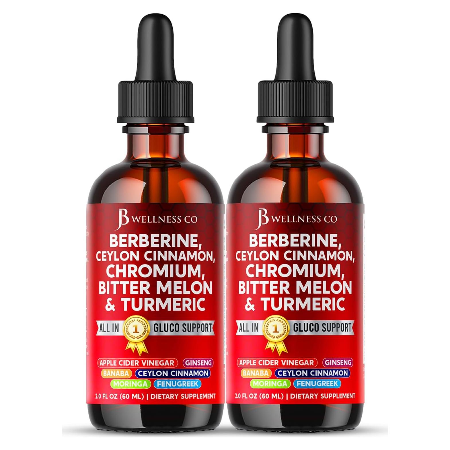 Suplemento Líquido de Berberina JB Wellness 118 ml