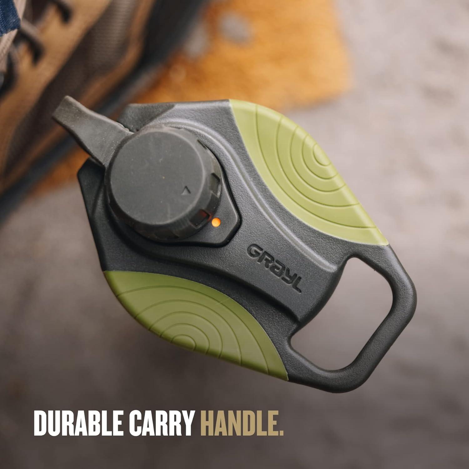 Botella Purificadora GRAYL GeoPress 710 ml Camuflaje Negro