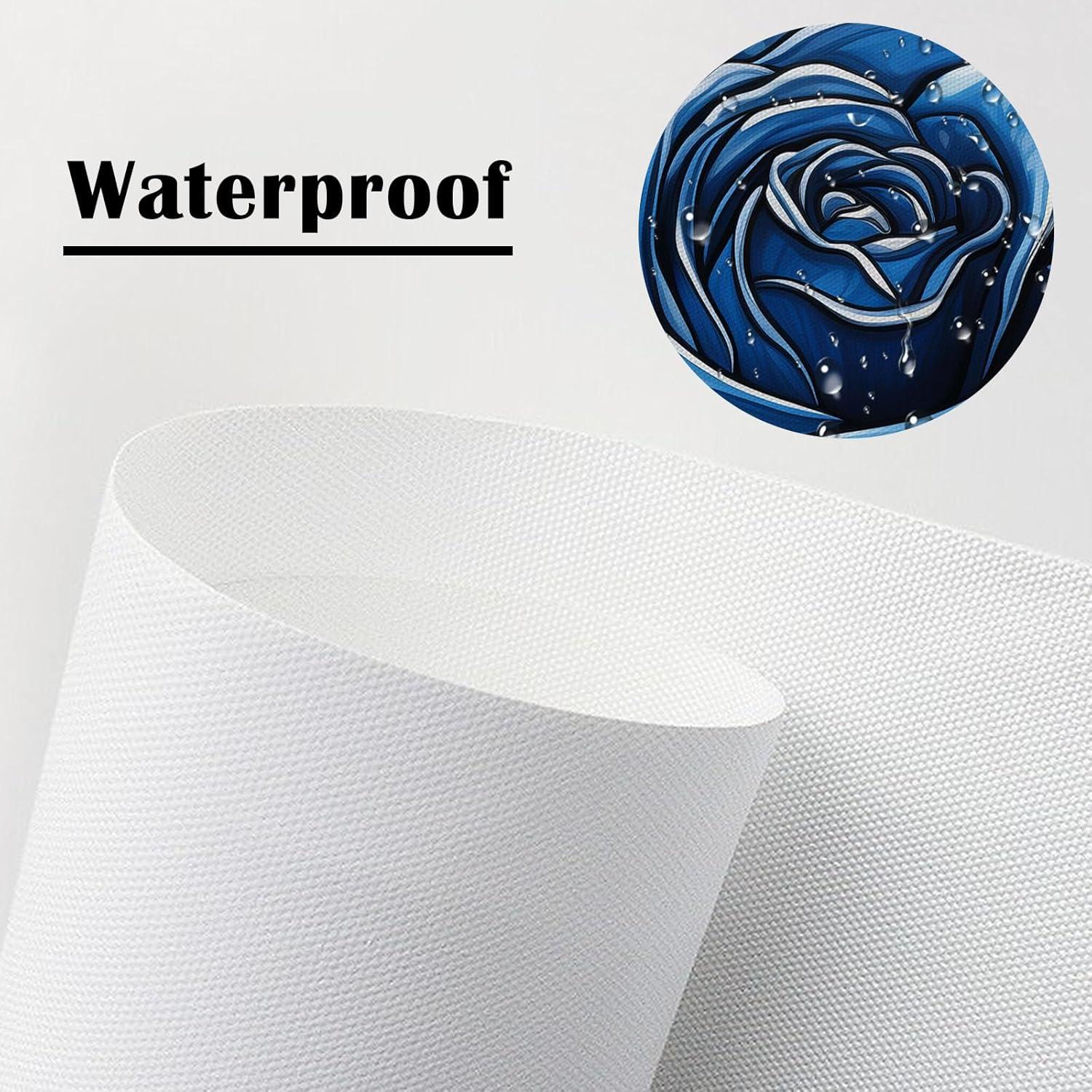 Arte de Pared Enmarcado DEORAIO 30x40 cm Rosa Azul