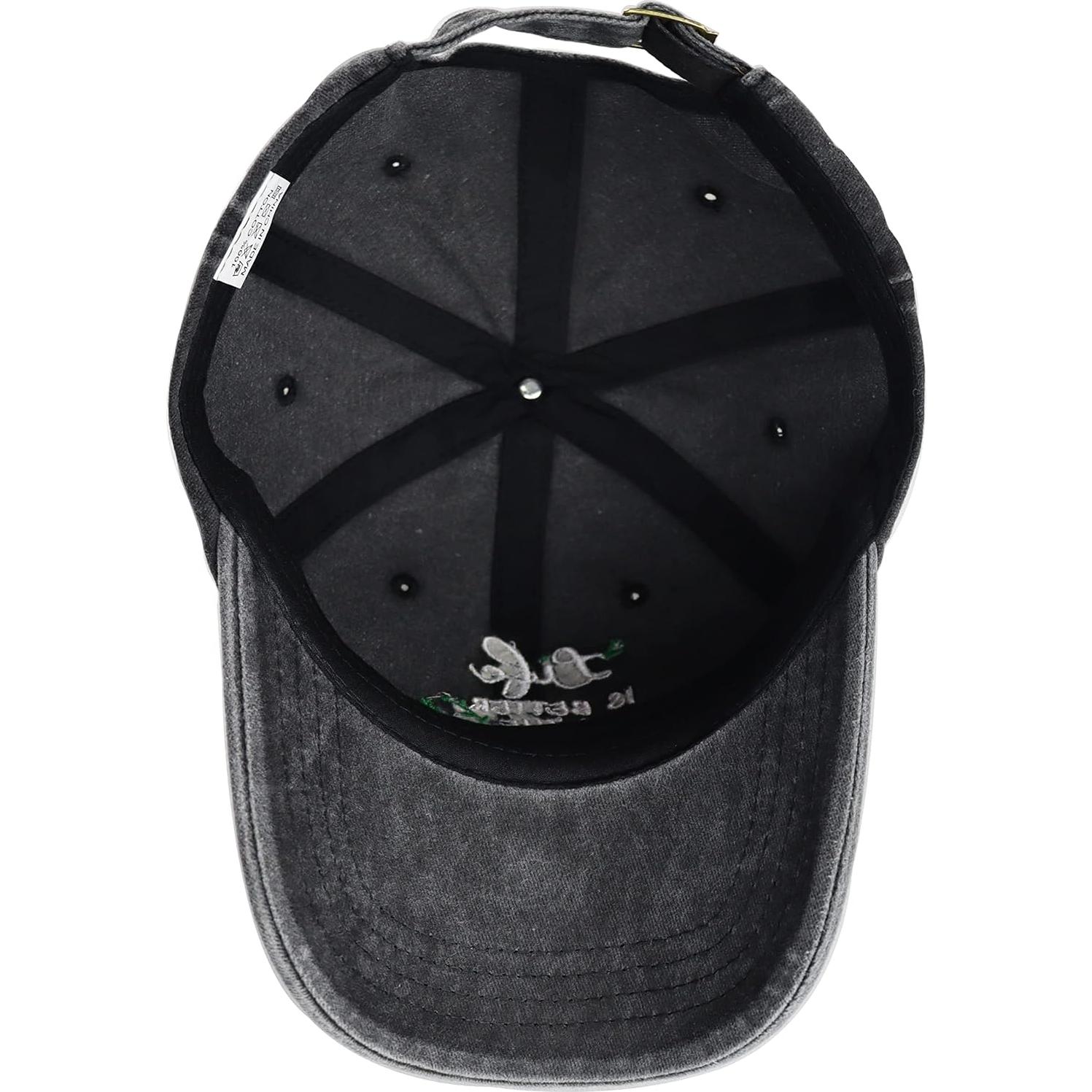 Gorra de Béisbol Unisex Ajustable Algodón Denim La Vida es Mejor