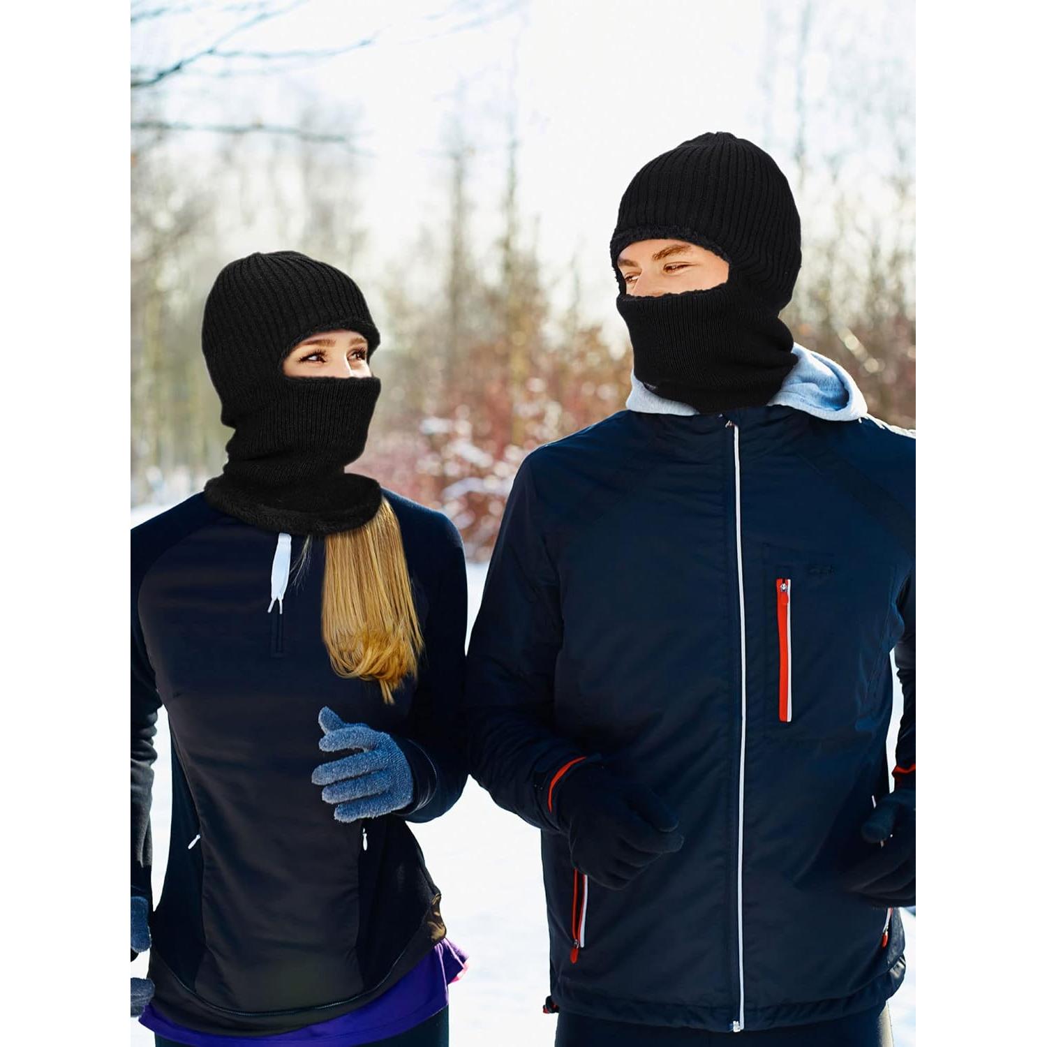 Balaclava Térmica Bencailor 4 Piezas Forro Polar Unisex