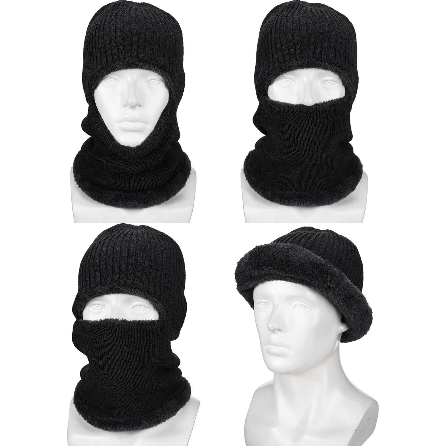 Balaclava Térmica Bencailor 4 Piezas Forro Polar Unisex
