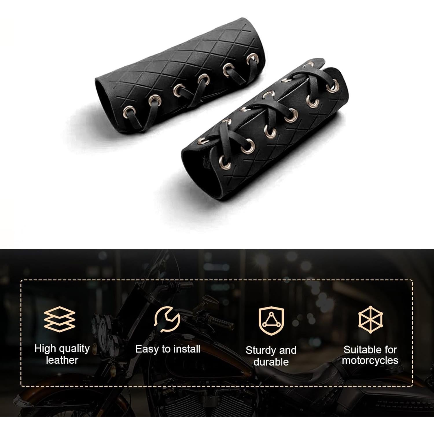 Agarraderas de Manillar de Motocicleta Diamall 2 PCS Antideslizantes