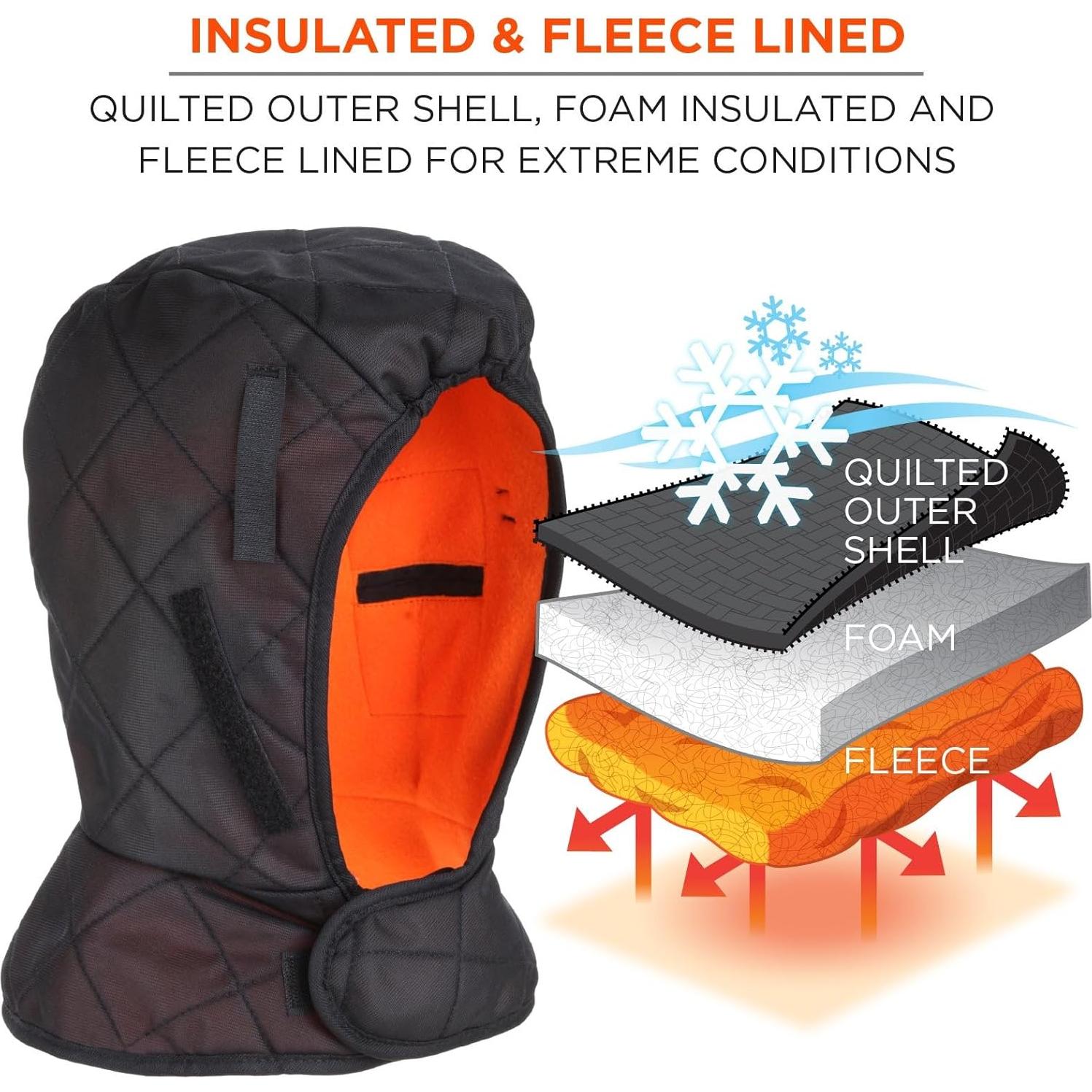 Forro de Casco de Invierno Ergodyne N-Ferno 6867 3 Capas Aislado