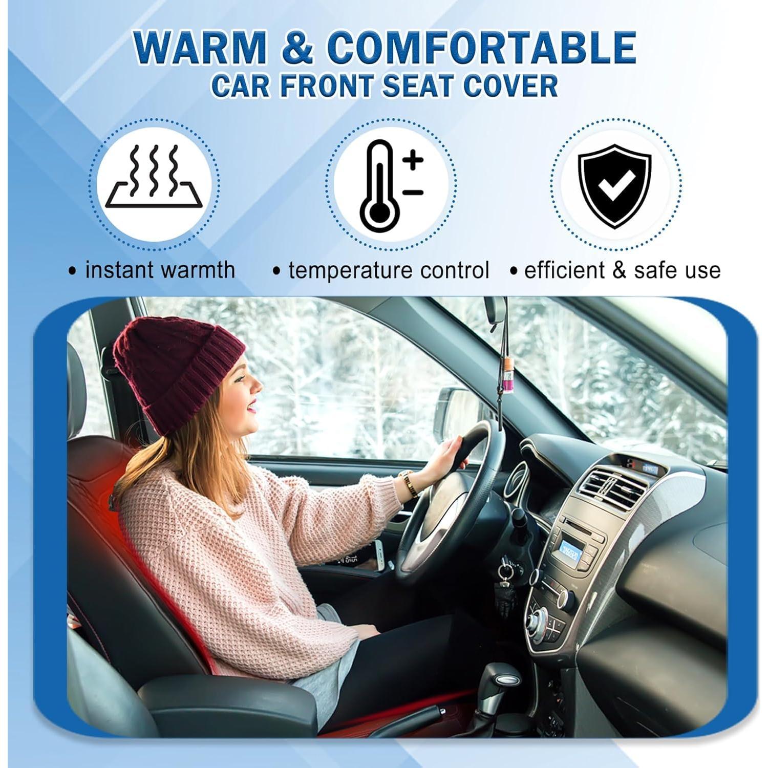 Funda de Asiento de Coche Buybai Universal Negra 127x52cm