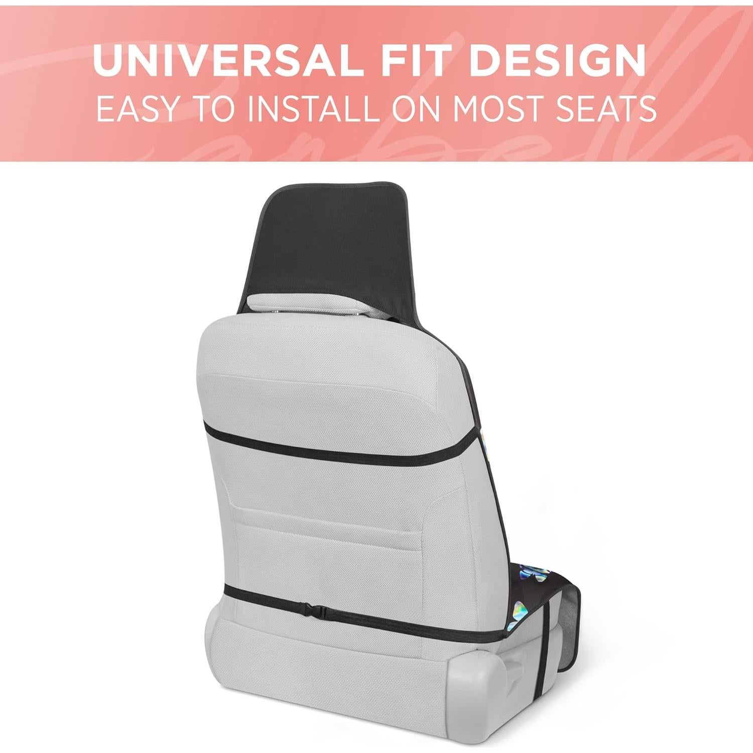 Funda de Asiento de Coche Carbella Leopardo y Mariposa 3 Piezas