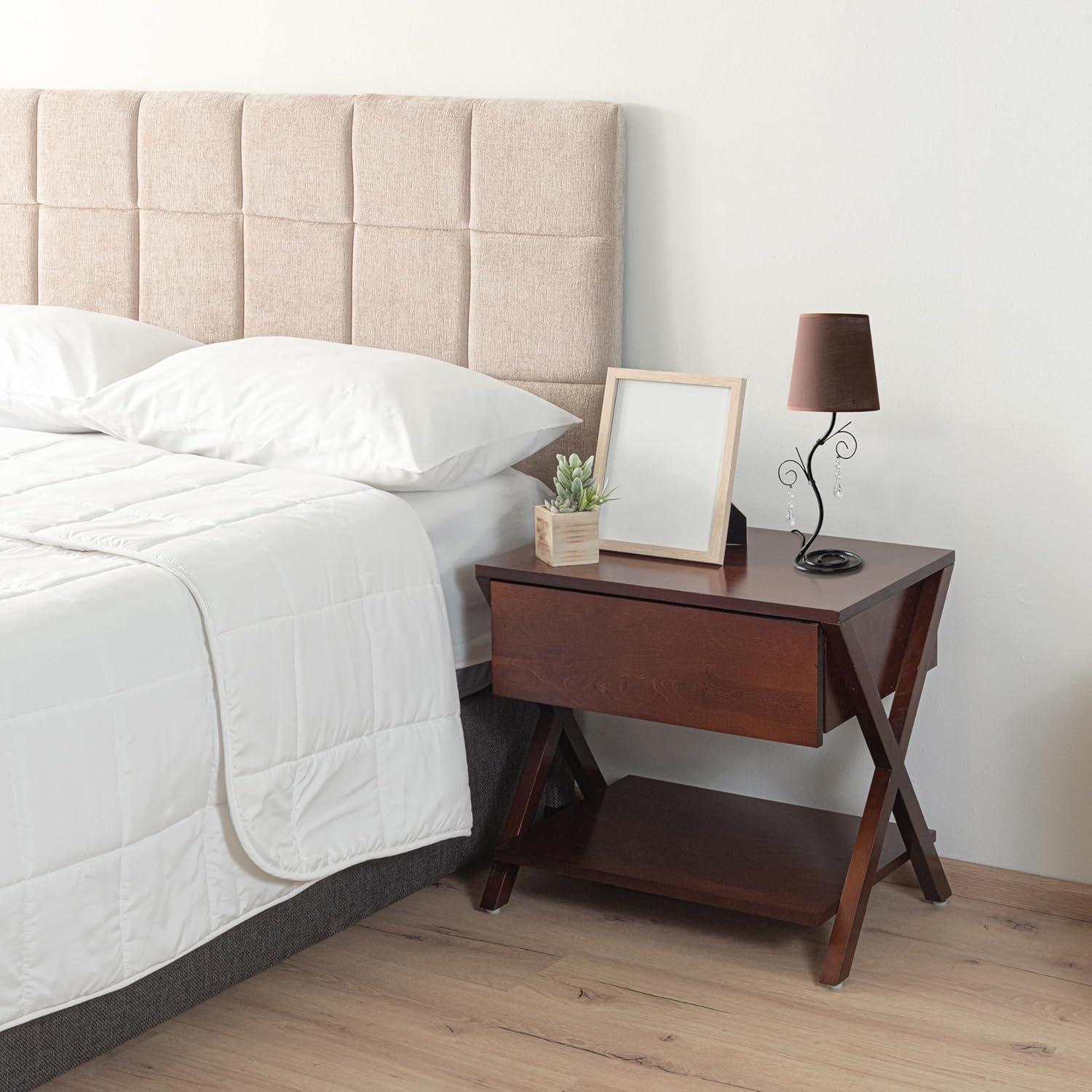 Lámpara de Mesa Simple Designs LT1142-BWN con Cristales 48cm