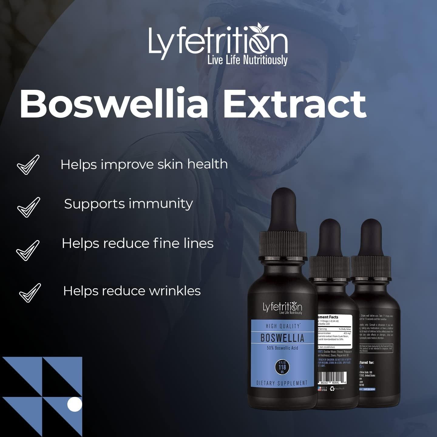 Suplemento Líquido Boswellia 455 mg Lyfetrition 118 ml