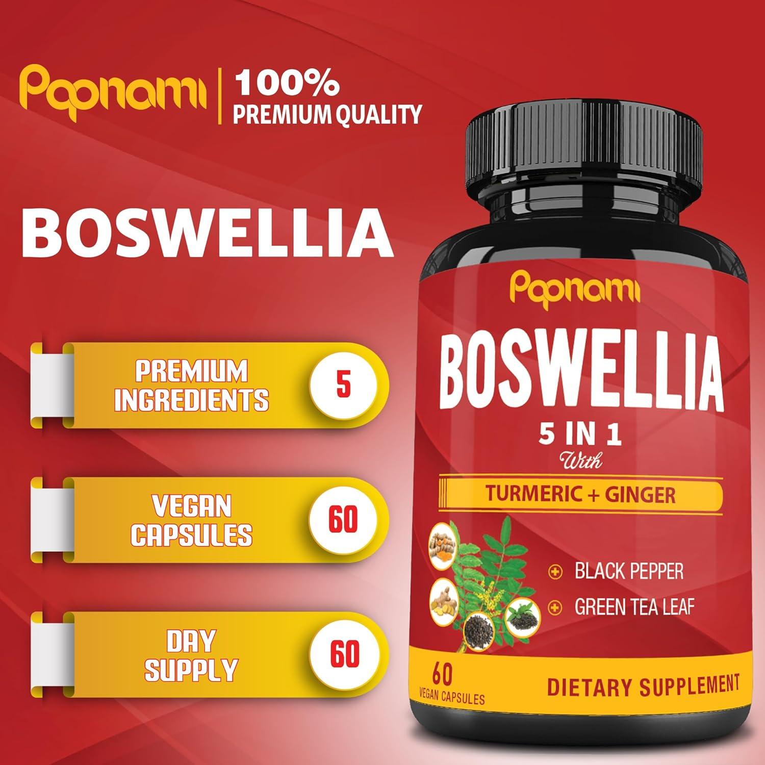 Cápsulas Veganas de Boswellia Serrata Papnami - 60 Unidades