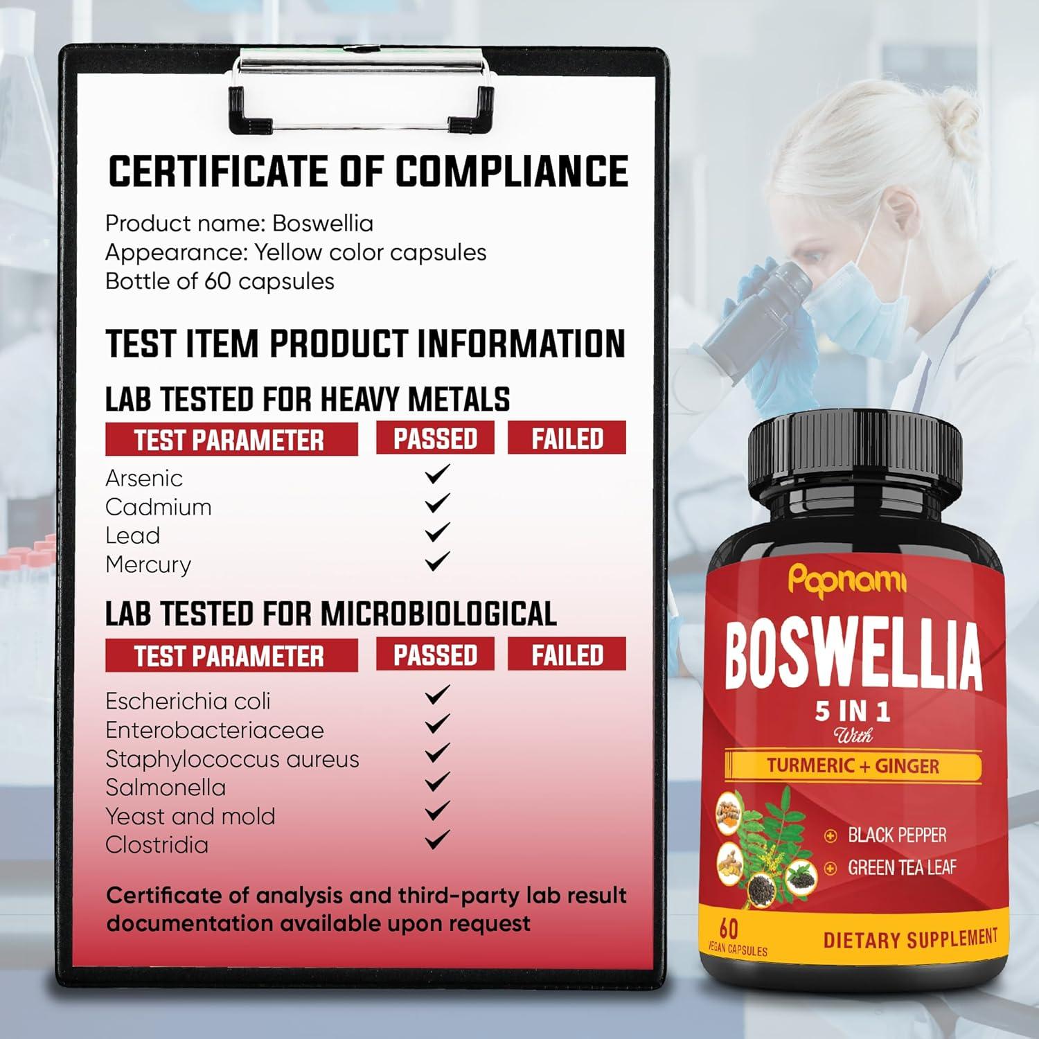 Cápsulas Veganas de Boswellia Serrata Papnami - 60 Unidades