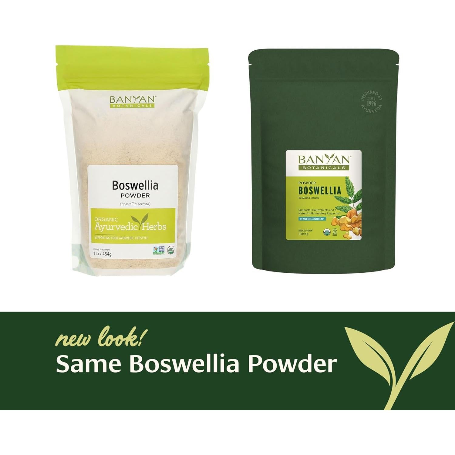 Polvo de Boswellia Orgánico Banyan Botanicals 0.45 kg - Suplemento Ayurvédico