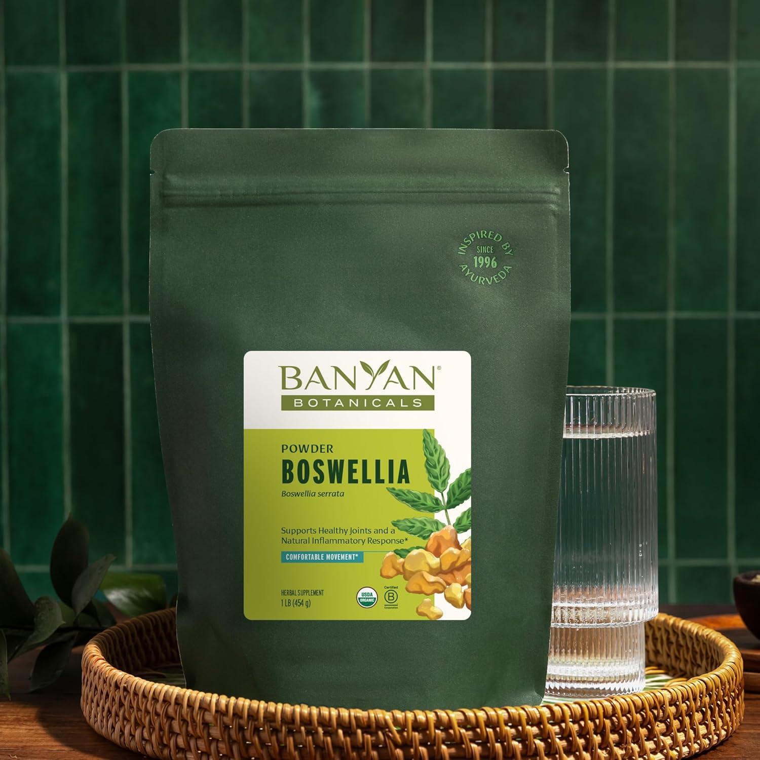 Polvo de Boswellia Orgánico Banyan Botanicals 0.45 kg - Suplemento Ayurvédico