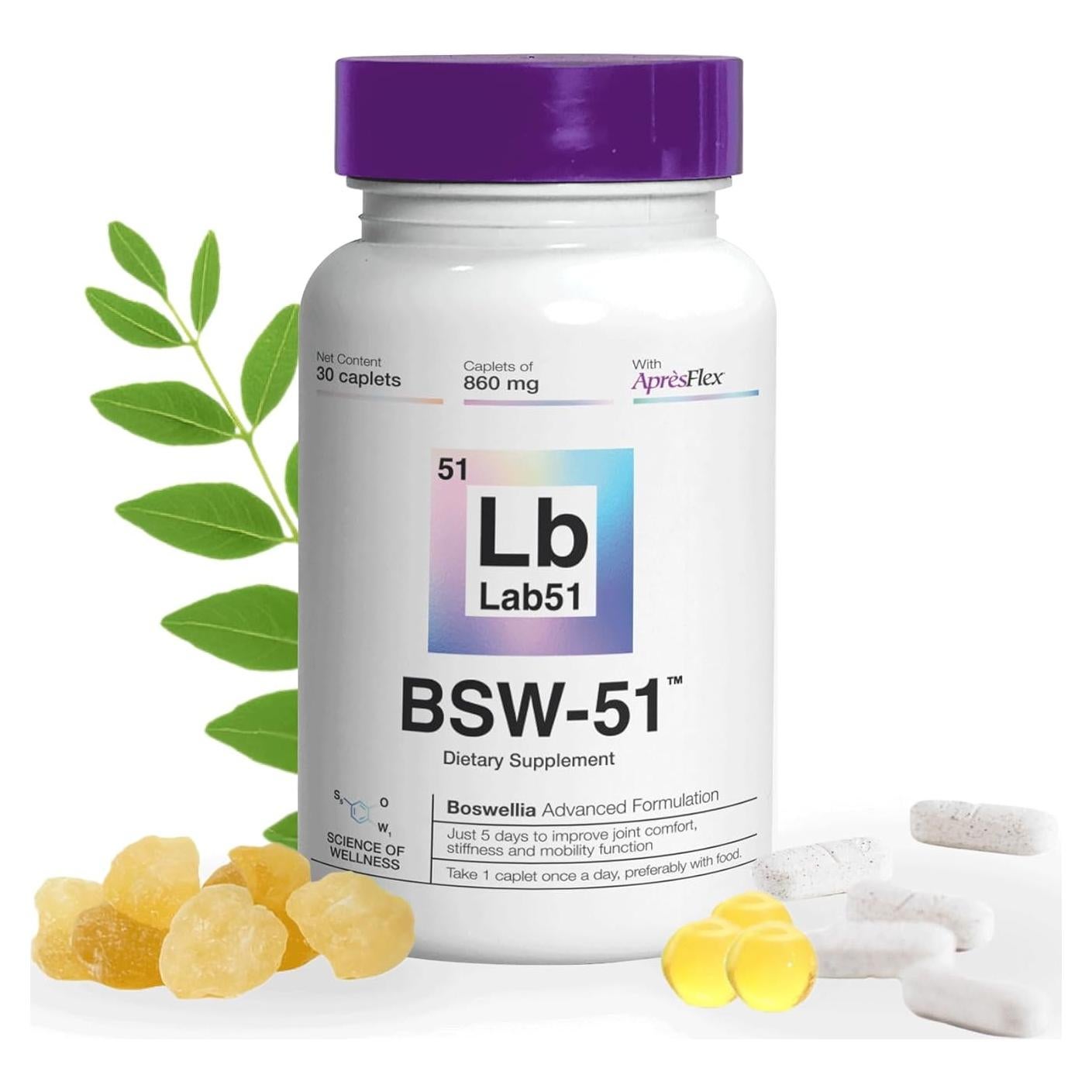 Suplemento Articular AprésFlex Lab51 - 30 Cápsulas 860 mg