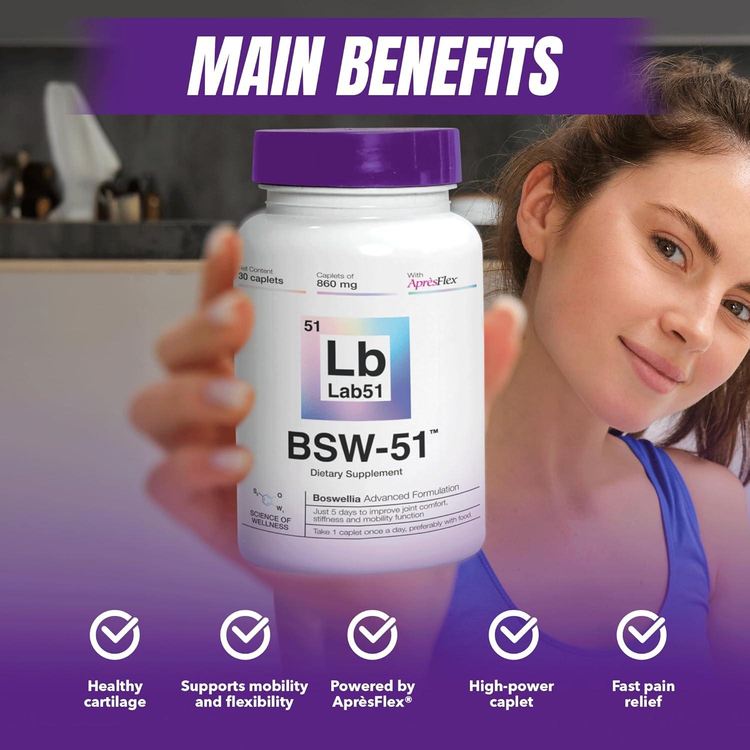 Suplemento Articular AprésFlex Lab51 - 30 Cápsulas 860 mg