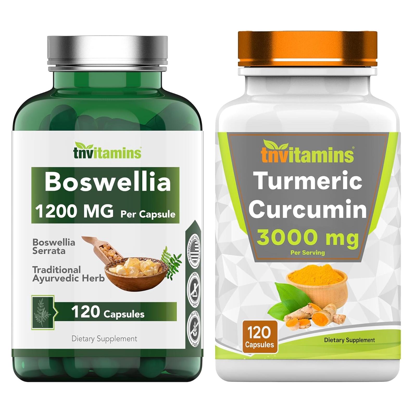 Suplemento Articulaciones Boswellia Serrata y Cúrcuma 120 cápsulas