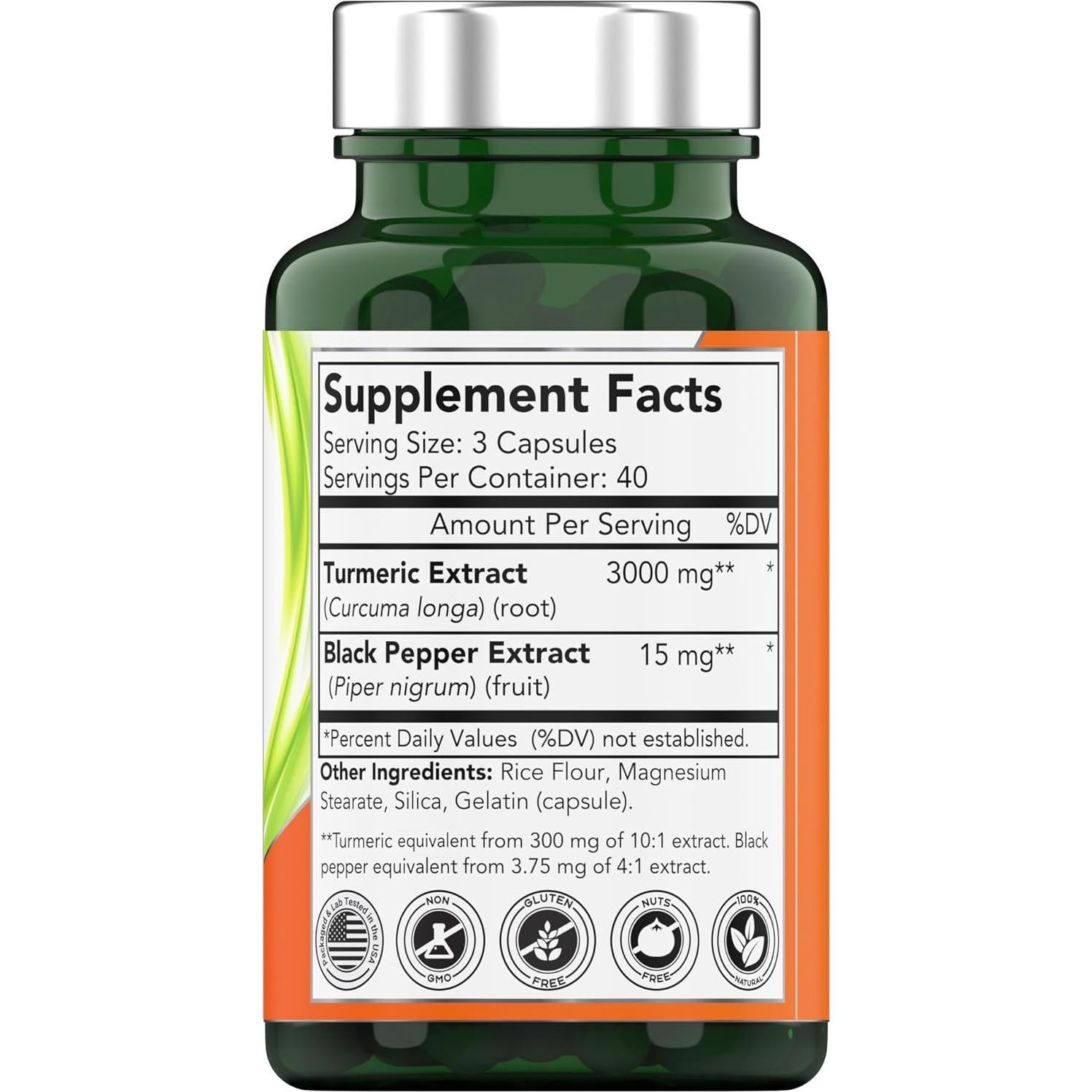 Suplemento Articulaciones Boswellia Serrata y Cúrcuma 120 cápsulas