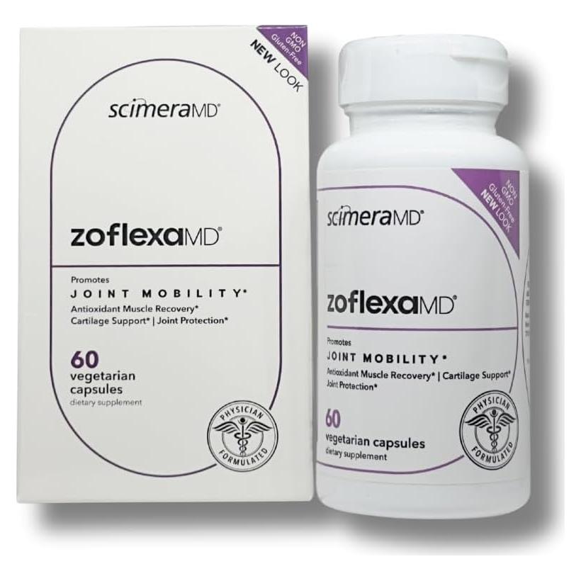Suplemento Articular ScimeraMD Zoflexa 60 Cápsulas con Glucosamina